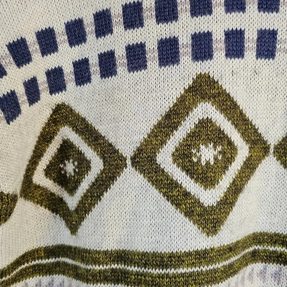 J. Crew Fair Isle Wool Mohair Relaxed Holiday Ski Sweater Small Nordic Scandi - Picture 4 of 7